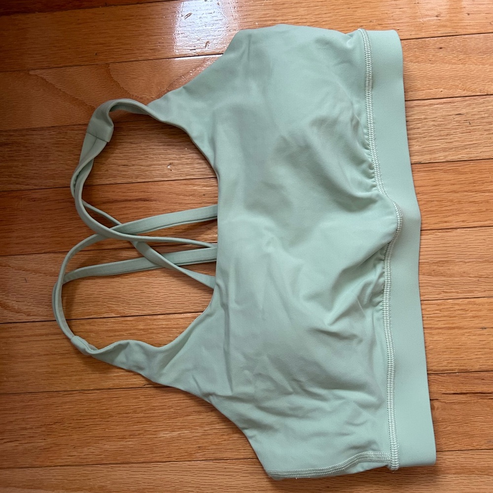 Lululemon Energy Sports Bra Light Green Color